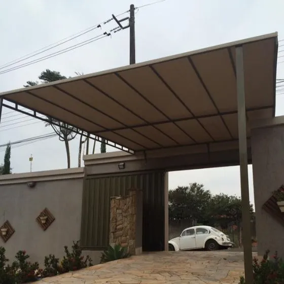 Cobertura de Lona em Suzano SP — Cobertura com estrutura metálica reforçada