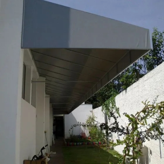 Cobertura de Lona em Suzano SP — Cobertura com calha lateral para escoamento