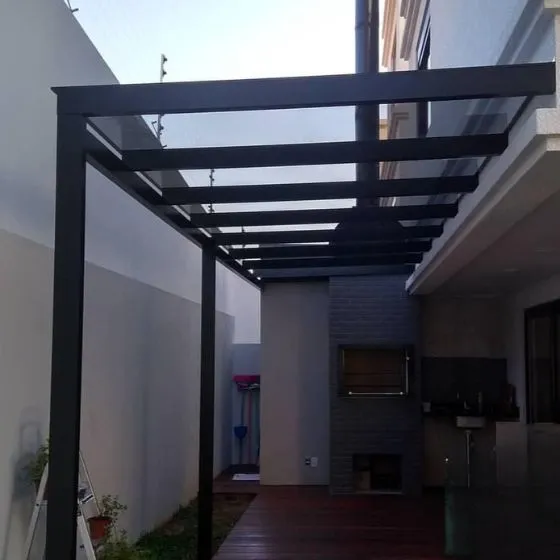 Coberturas de Vidro em Suzano SP — Cobertura em passagem coberta entre ambientes