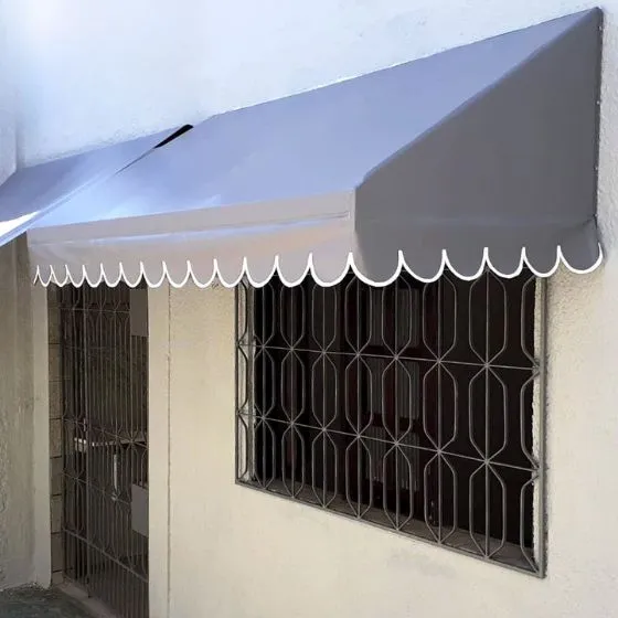 Toldo Fixo de Lona PVC em Suzano SP Toldo Fixo de Lona PVC em Suzano SP — Cobertura com calha lateral para escoamento